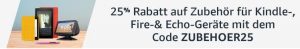 25% Rabatt auf Kindle, Fire & Echo Zubehör