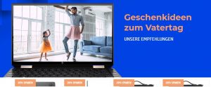 HP: Vatertag 20% Rabatt auf Computerzubehör (Taschen, Schutzhüllen, Mäuse und Audio)