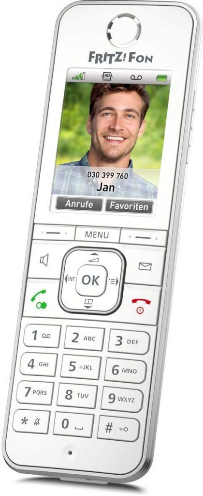 AVM FRITZ!Fon C6 Schnurloses DECT Telefon VoIP Anrufbeantworter nur 54,95 Euro