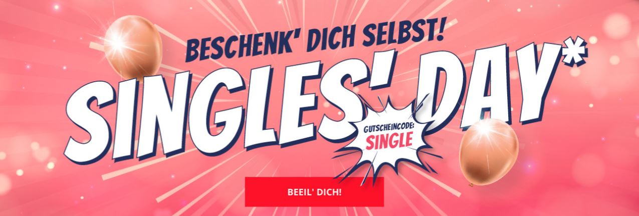 SportSpar - Singles Day - 11% Rabatt auf das gesamte Sortiment (kein MBW) SportSpar - Singles Day - 11% Rabatt auf das gesamte Sortiment (kein MBW)