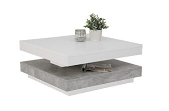 Praktischer Couchtisch mit drehbarer Tischplatte nur 89,99 Euro statt 129,99 Euro