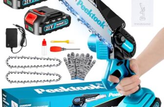 Peektook Mini Kettensäge 1000W Akku nur 65,33 Euro statt 109,99 Euro