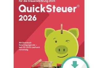 Steuererklärung einfach erstellen mit QuickSteuer nur 13.99 Euro statt 19.99 Euro