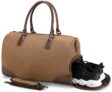 Leder Reisetasche mit Schuh- und Laptopfach nur 19,99 Euro statt 39,99 Euro