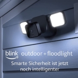 „Blink Outdoor Kamera mit Flutlicht – Smarte Sicherheit für Ihr Zuhause“ nur 57,49 Euro statt 114,99 Euro