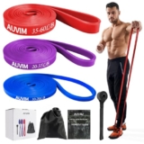 3-Widerstandsstufen Fitnessbänder Set von AUVIM nur 9,99 Euro statt 19,98 Euro