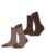 Bequeme gestreifte Damensocken 5er-Pack aus Bio-Baumwolle nur 7,00 Euro statt 13,99 Euro