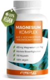 ProFuel Magnesium 400 mg: Vegan & Hochdosiert für Sportler nur 9,85 Euro statt 17,95 Euro
