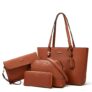 Stylische 4-in-1 Handtasche aus Kunstleder nur 24,19 Euro statt 49,48 Euro