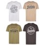 Baumwoll Kurzarm T-Shirt 4er Set, S-5XL nur 26.19 Euro statt 43.68 Euro