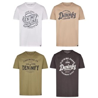 Baumwoll Kurzarm T-Shirt 4er Set, S-5XL nur 26.19 Euro statt 43.68 Euro