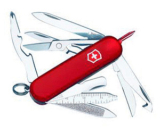 Amazon Prime – Victorinox Schweizer Taschenmesser Midnite MiniChamp (18 Funktionen, LED-Licht, Kugelschreiber, rot) für nur 30,65€